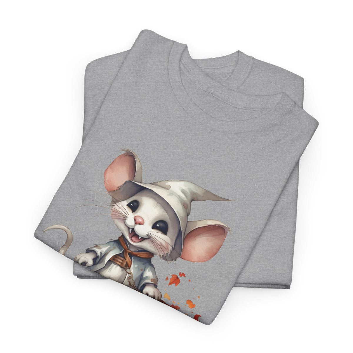 T-shirt Halloween avec Souris Sorcière – Pour Homme et Femme
