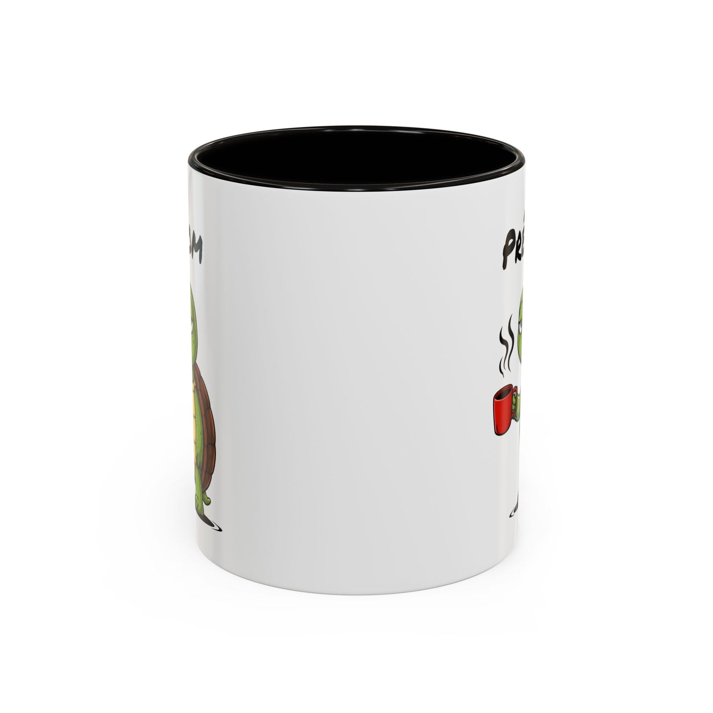 Mug Tortue Fatiguée Personnalisable 325ml – Tasse Café Humour Animal Mignon Drôle Réveil Difficile