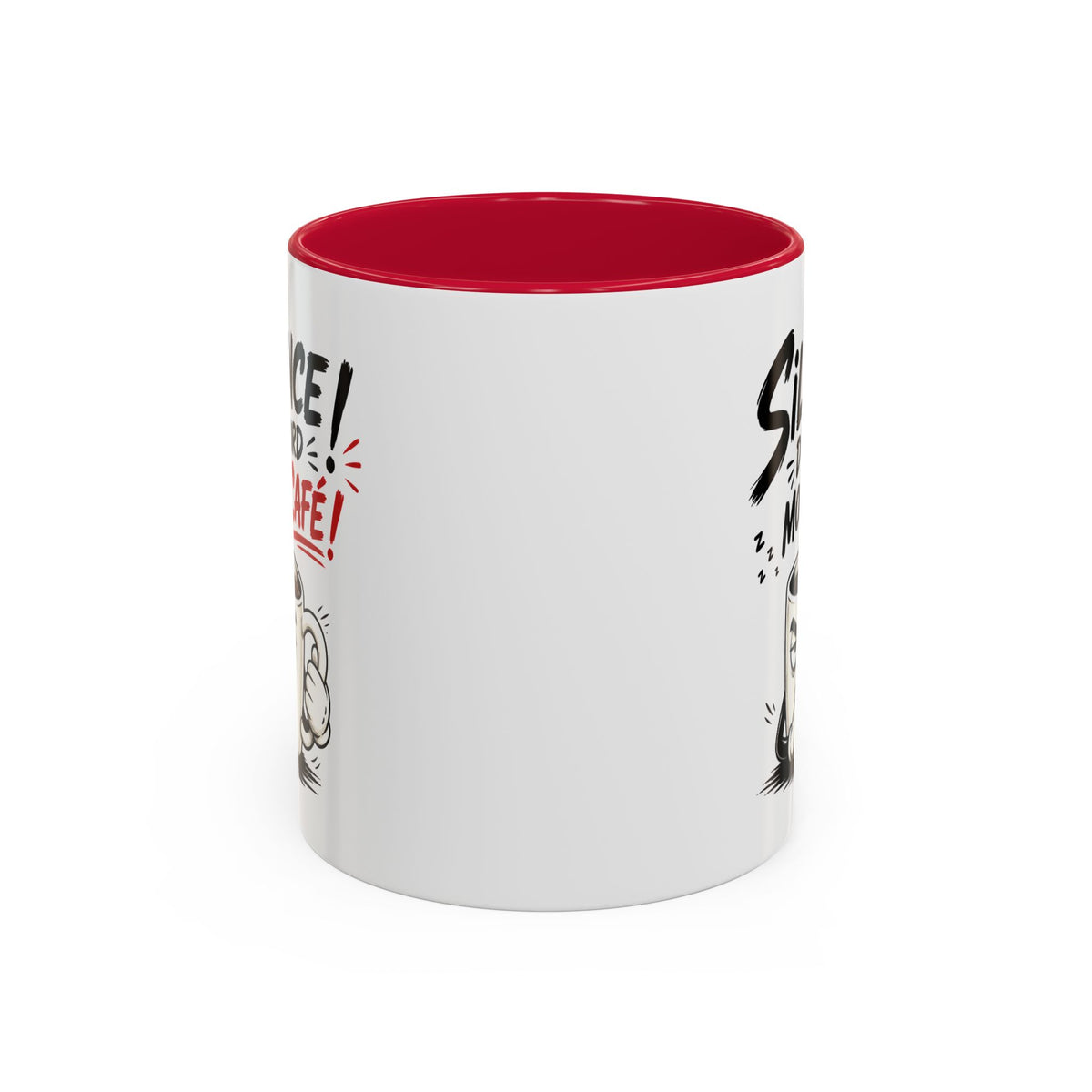 Mug Silence d’Abord Mon Café – Tasse Humour Café – Cadeau Drôle Original Homme Femme – Pause Café