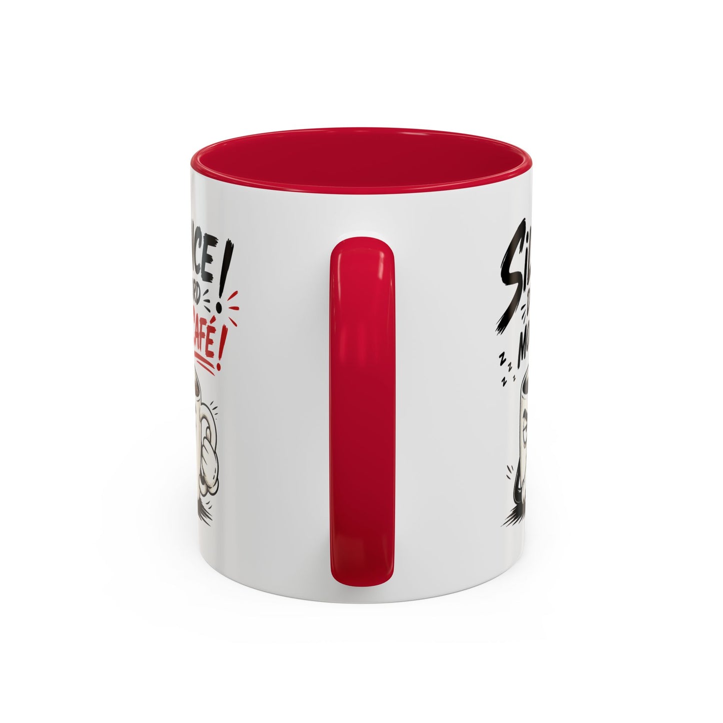 Mug Silence d’Abord Mon Café – Tasse Humour Café – Cadeau Drôle Original Homme Femme – Pause Café