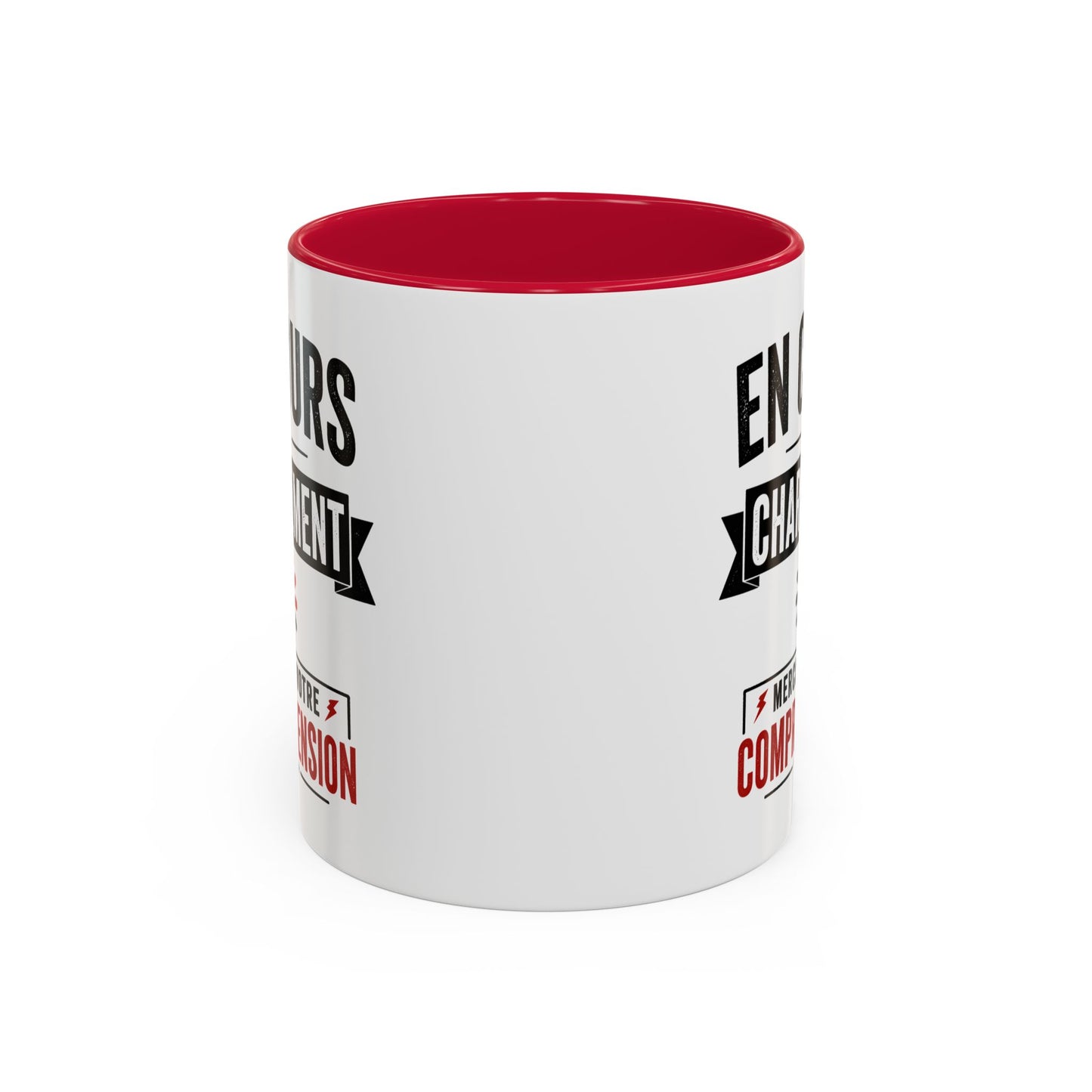 Mug Drôle Couple et Famille – En Cours de Chargement Merci de Votre Compréhension – Cadeau Humour Quotidien 325ml