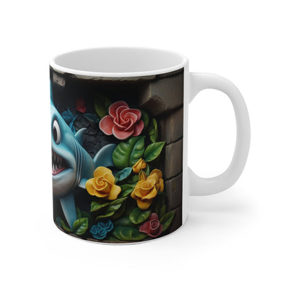 Mug Design Requin - Mug Fun Thème Requin - pour enfant et adulte