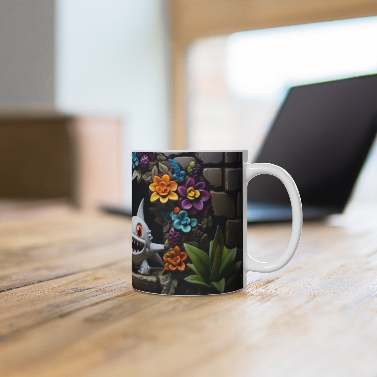Mug Design Requin - Mug  Thème Requin - Cadeau Parfait pour les Amoureux des Requins
