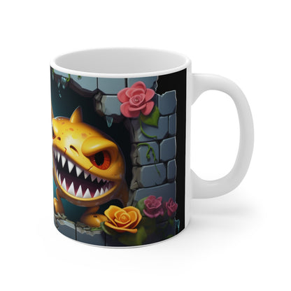 Mug Design Requin - Mug Fun Thème Requin - Cadeau Parfait pour les Amoureux des Requins