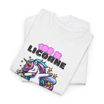 T shirt Femme 100% Licorne 0% Stress – Licorne qui Dab sur un Nuage