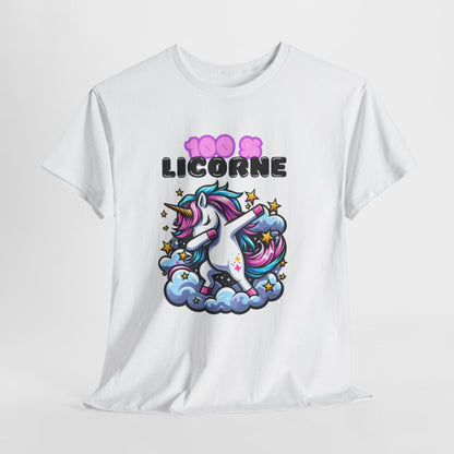 T shirt Femme 100% Licorne – Licorne qui Dab sur un Nuage