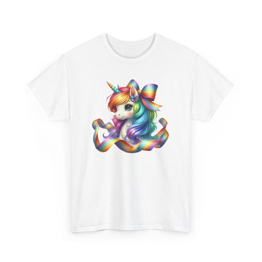 Tee shirt Femme Licorne avec Ruban – Design Féminin et Magique T shirt