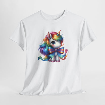T-shirt Femme Licorne avec Ruban – Design Féminin et Magique