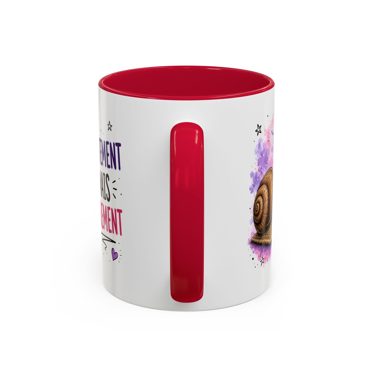 Tasse Escargot Drôle Homme Femme – Mug Lentement Mais Sûrement – Cadeau Humour Motivation 325 ml