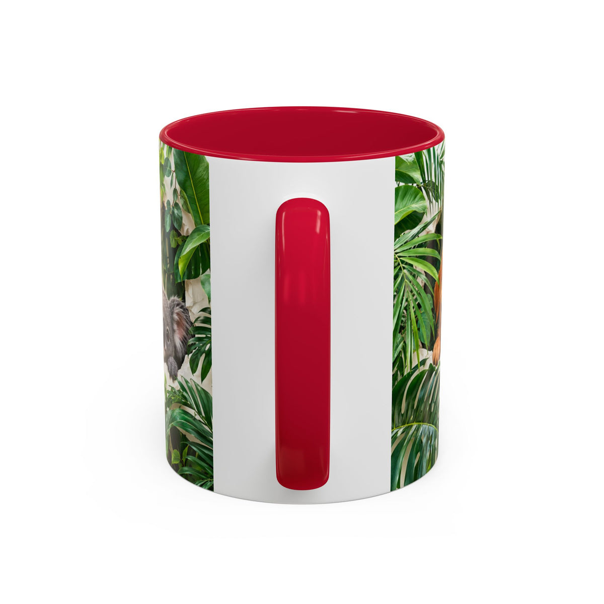 Mug Animaux de la Jungle et Compagnie – Chien, Chat, Girafe, Panda, Panda Roux et Koala – Tasse Colorée Cadeau Amoureux des Animaux