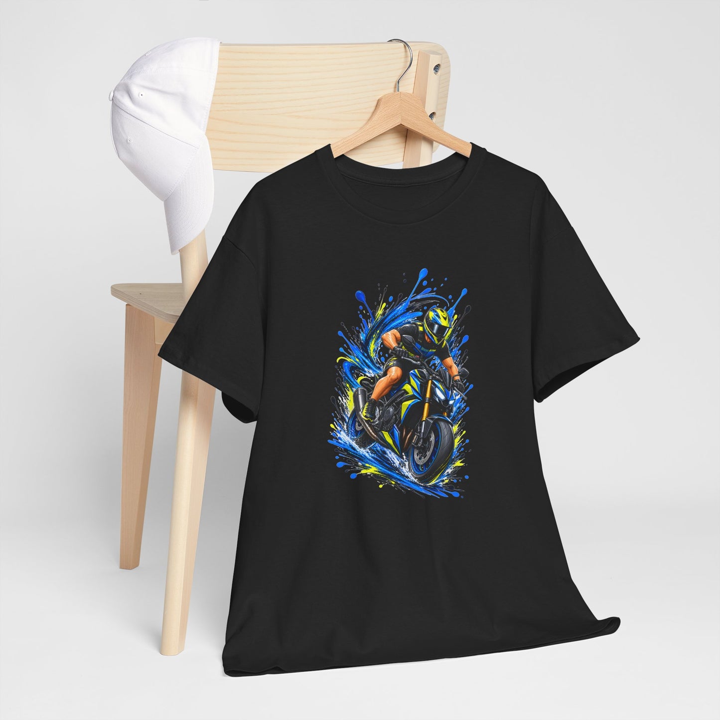Tee Shirt Moto Homme – Motard Passionné de Vitesse – T-Shirt Sport Moto Cadeau Original Homme