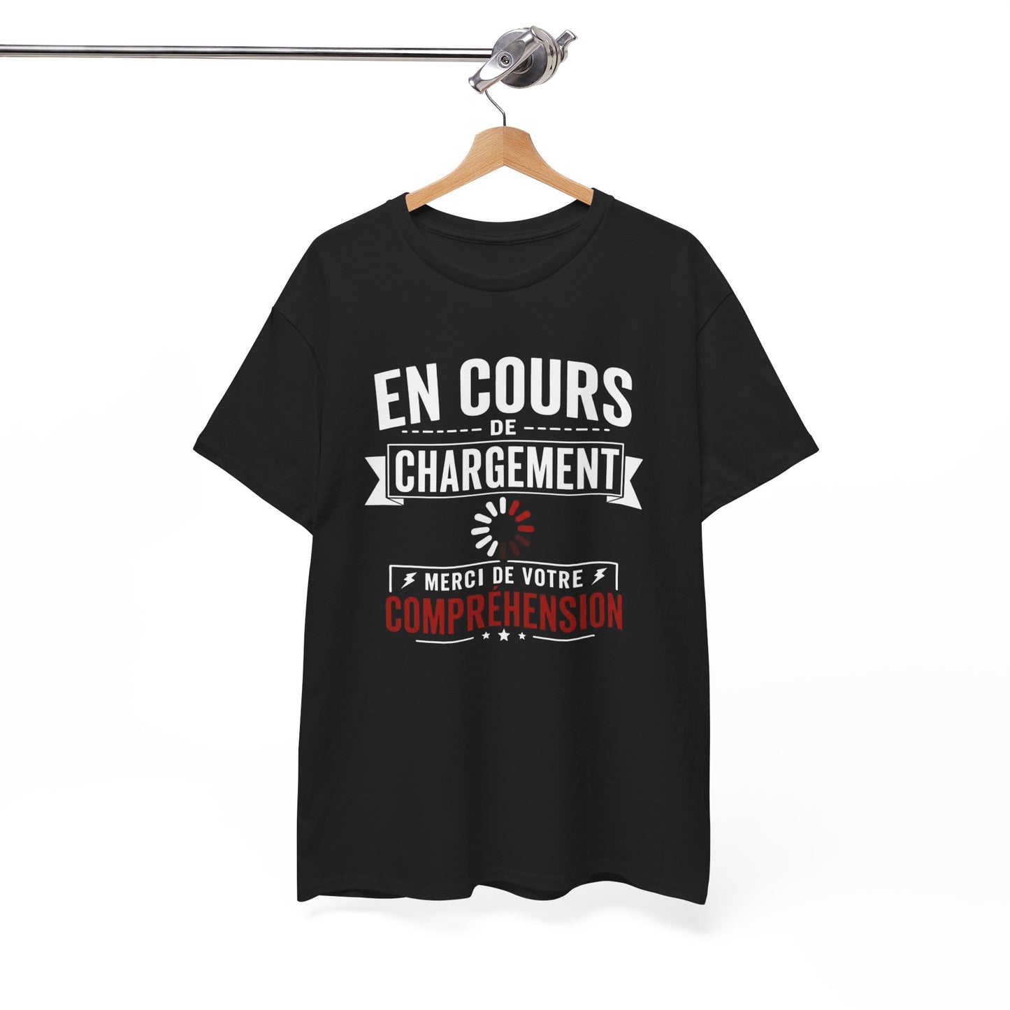 T-Shirt Humour En Cours de Chargement – Tee Shirt Drôle Bug Patience Geek Informatique Adulte Idée Cadeau