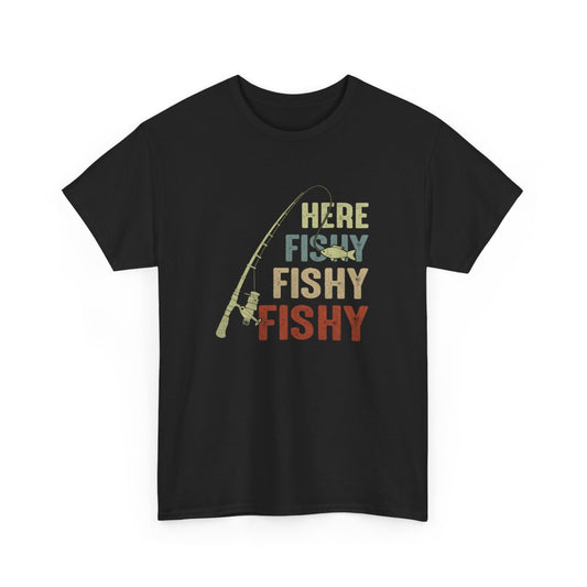 T-shirt Here Fishy Fishy Fishy – Pour Homme et Femme
