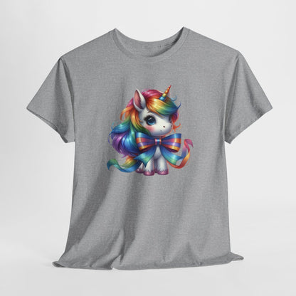 T-shirt Femme Licorne avec Ruban – Design Féminin et Magique