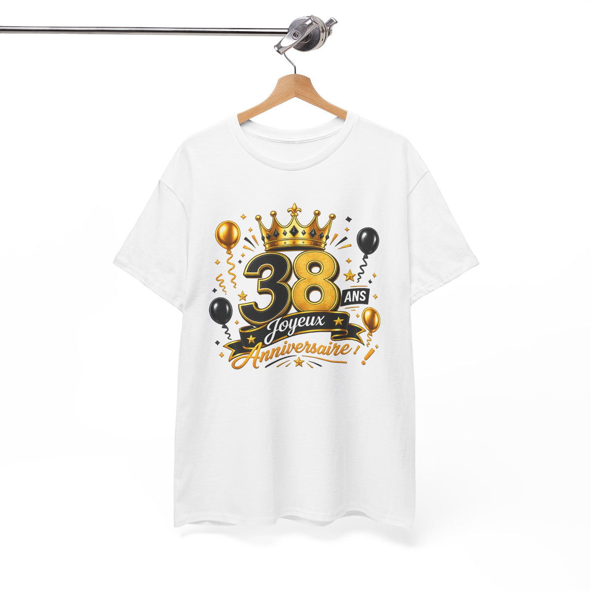 Tee Shirt Anniversaire 38 Ans Homme et Femme Joyeux Anniversaire Cadeau 38 Ans Idée Cadeau Adulte