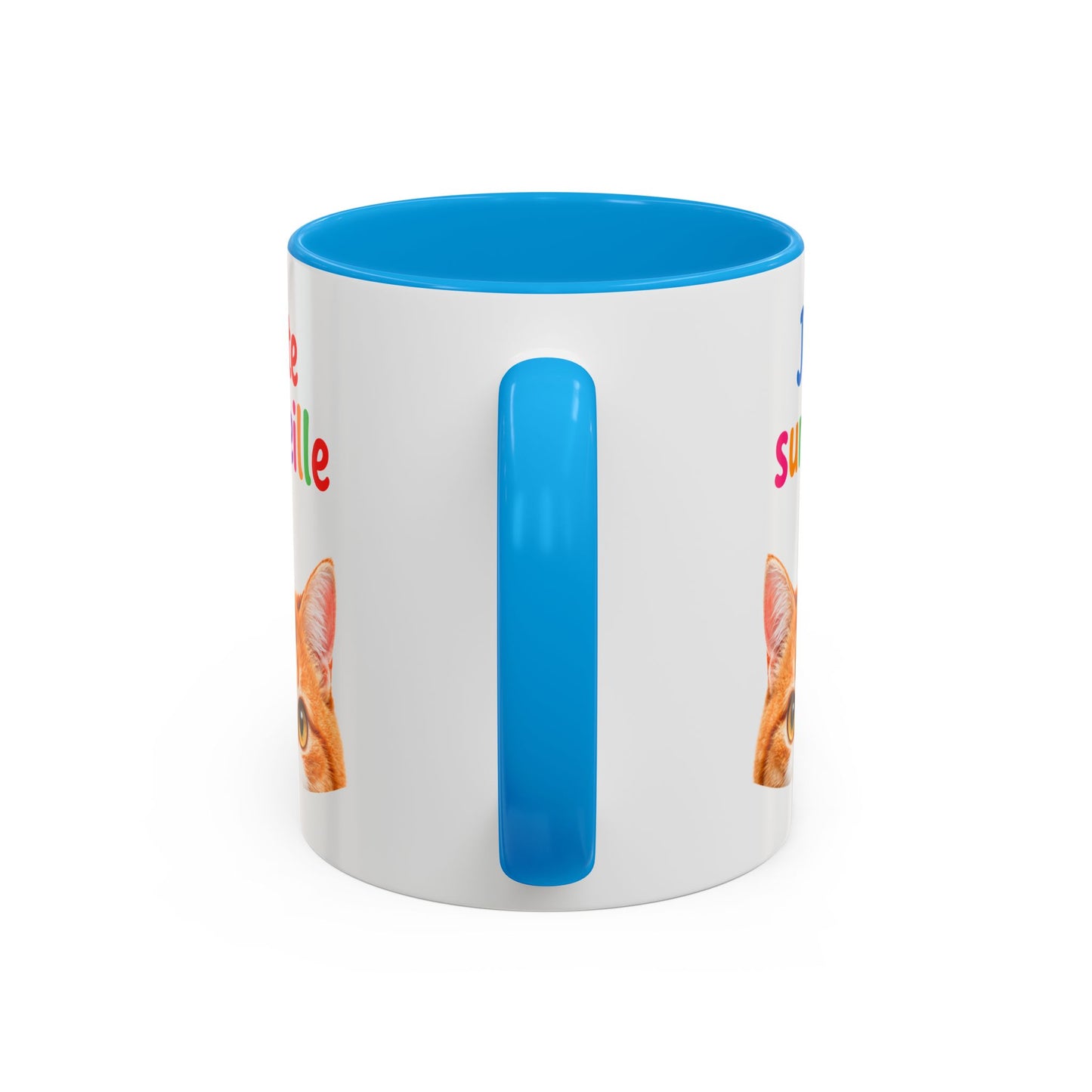 Tasse Chat Je te Surveille 325ml – Mug Céramique Humour Chat Mignon Cadeau Original Animaux