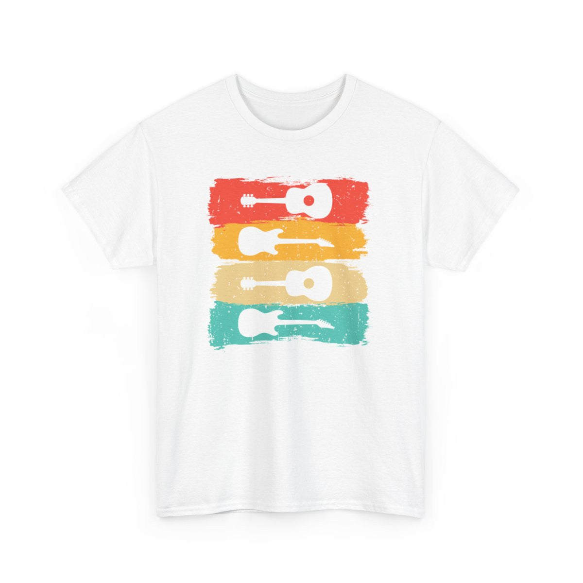 T-shirt Design Guitare – Passion Musicale pour Homme et Femme