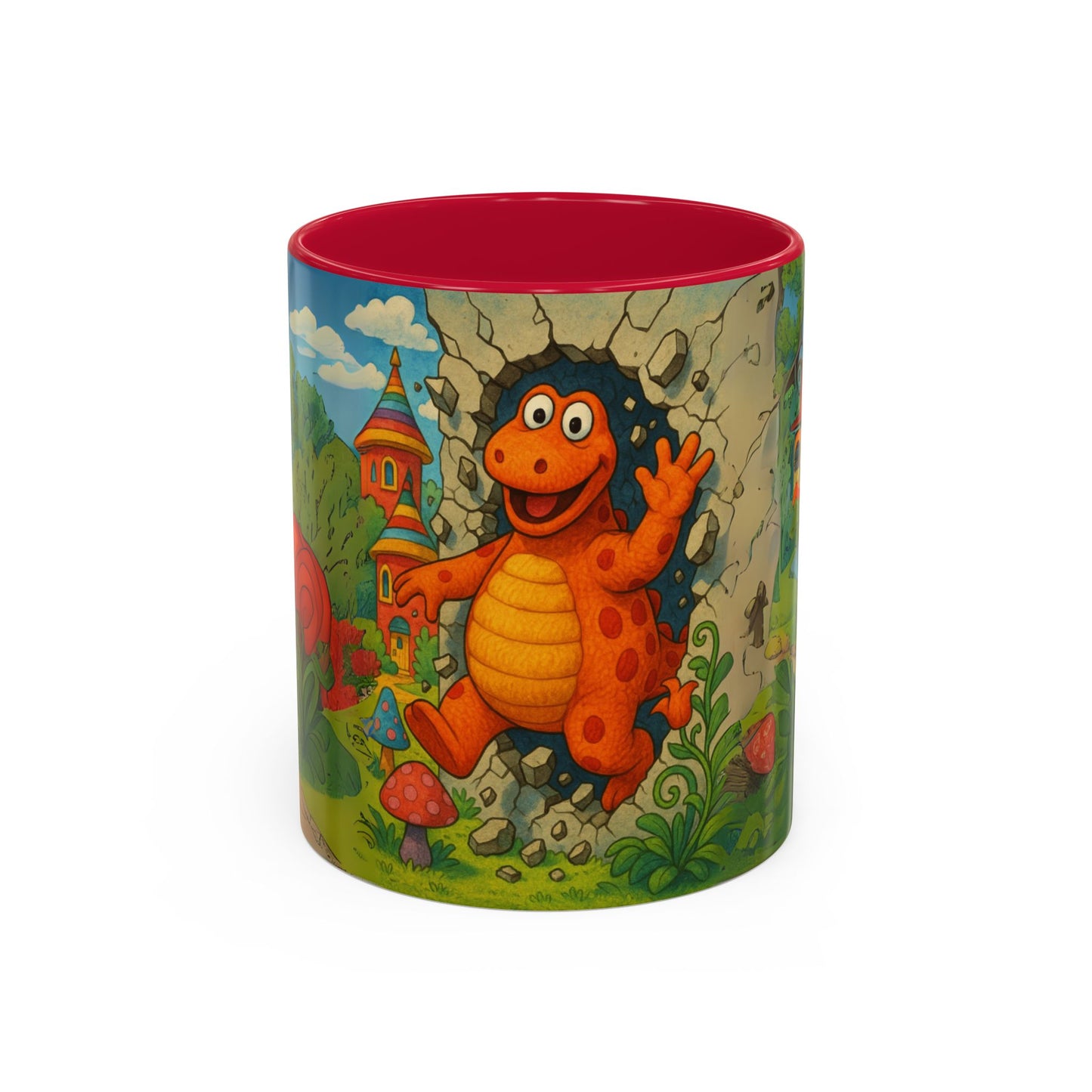 Mug Casimir Entrée Détonante dans l’Île aux Enfants Idée Cadeau pour Enfant et Adulte Noir Bleu Rouge