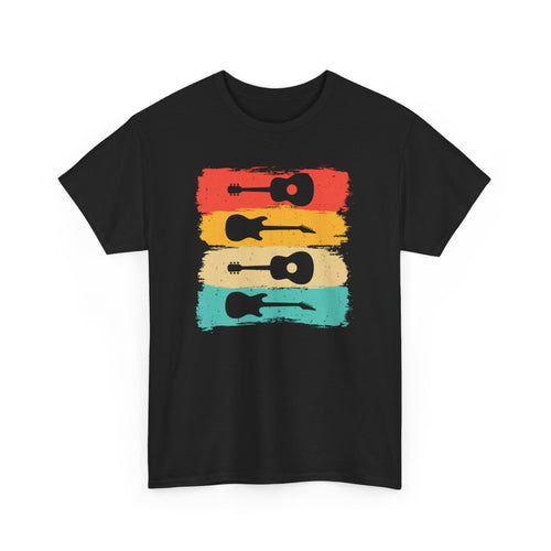 T-shirt Design Guitare – Passion Musicale pour Homme et Femme