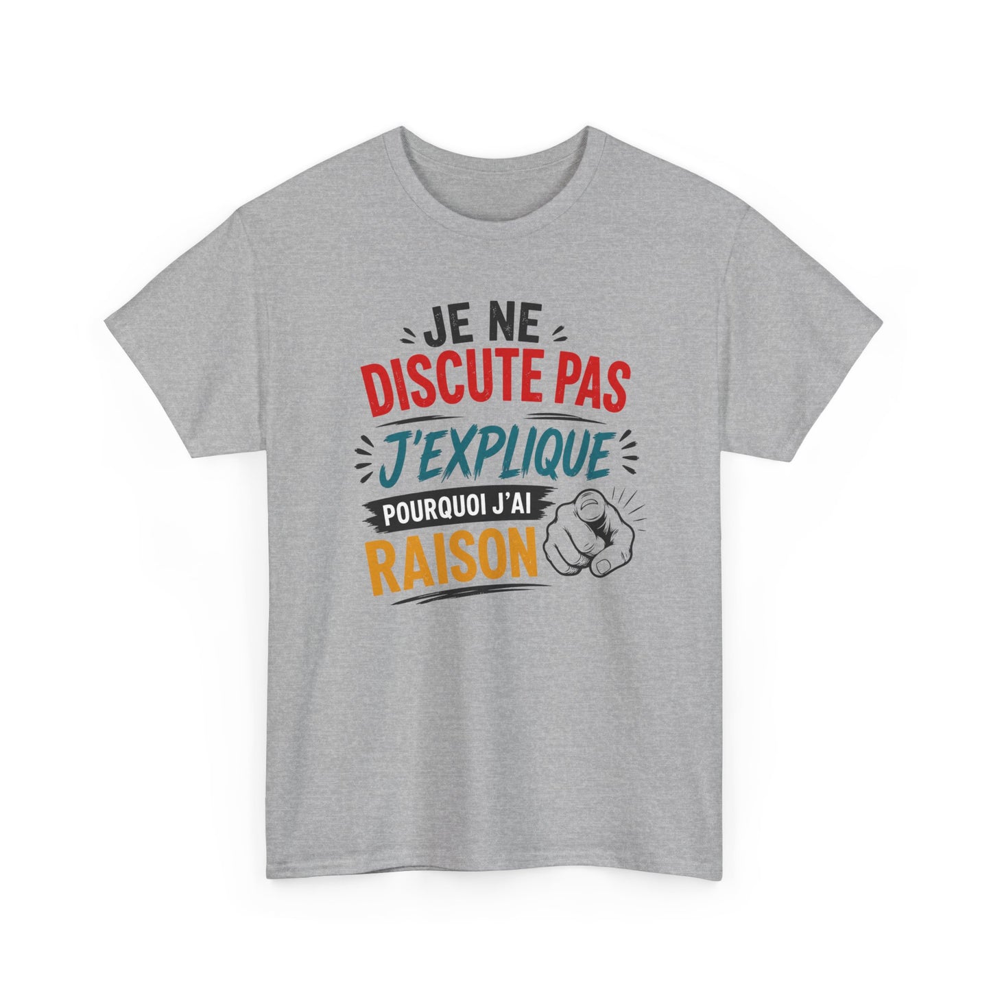 Tee-Shirt Humour Homme et Femme – Citation Drôle Caractère Fort – Cadeau Original Amusant pour Collègue Ami Famille