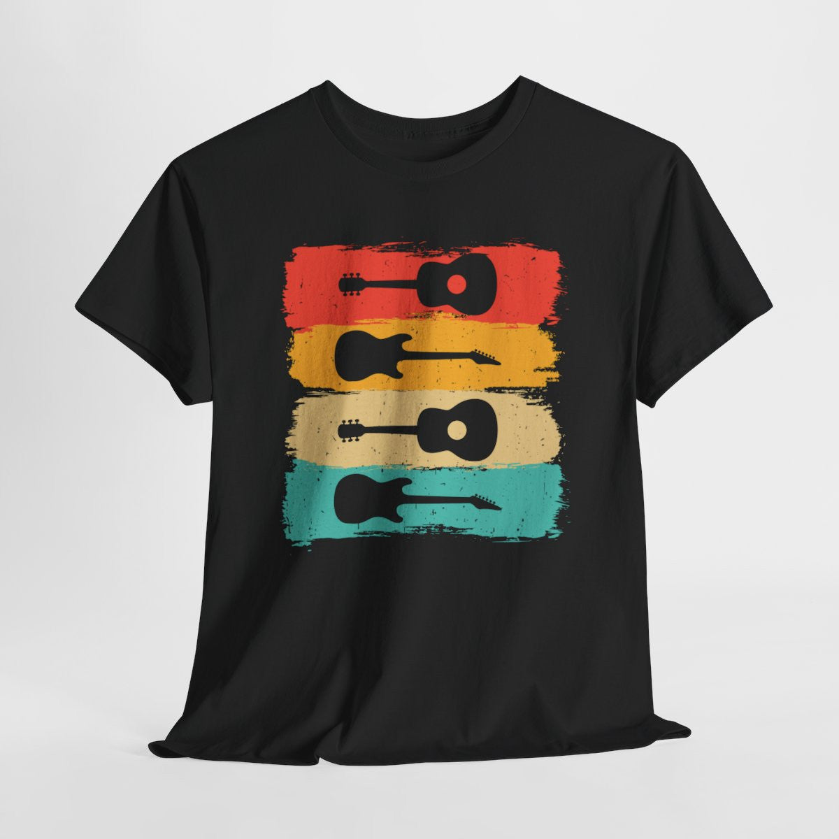 T-shirt Design Guitare – Passion Musicale pour Homme et Femme