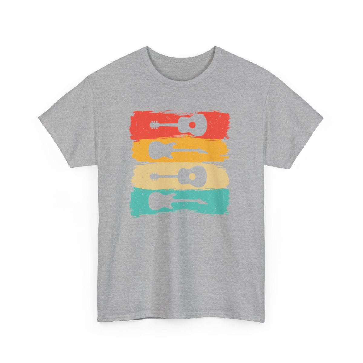 T-shirt Design Guitare – Passion Musicale pour Homme et Femme