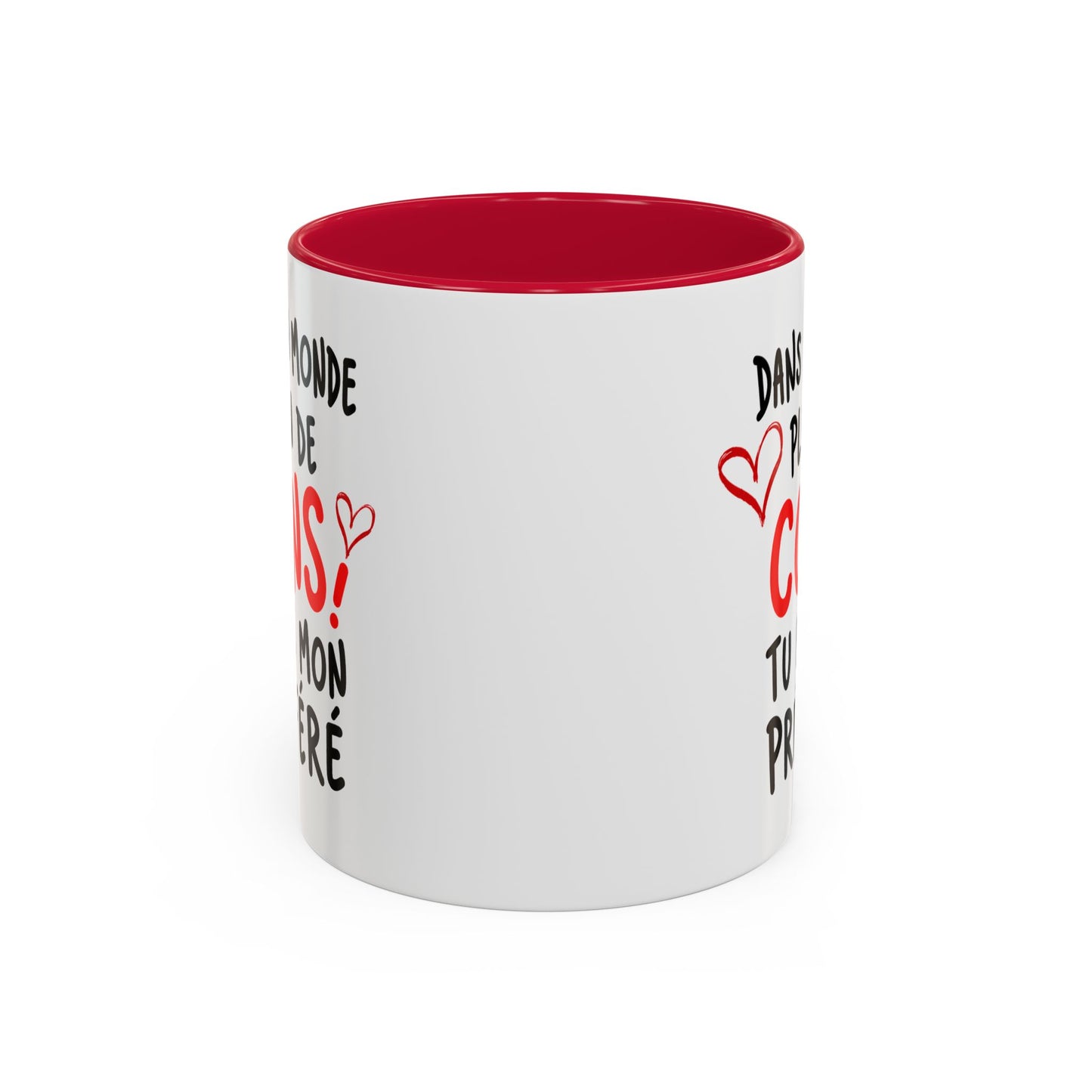 Tasse Dans Un Monde Plein de Cons Tu Es Mon Préféré – Mug Humour Couple – Cadeau Homme Femme 325ml
