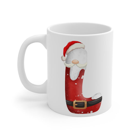Mug de Noël avec Initiale "L" pour enfant et adulte