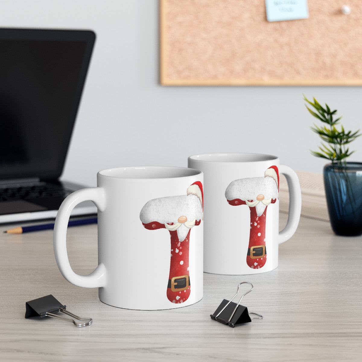 Mug de Noël avec Initiale "T"  pour enfant et adulte
