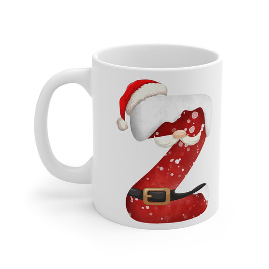 Mug de Noël avec Initiale "Z" pour enfant et adulte