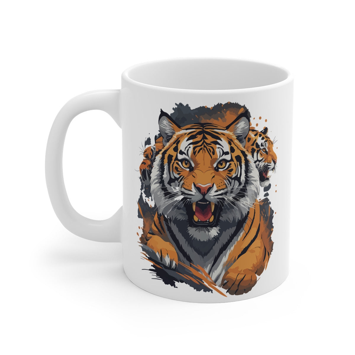 Mug Tigre Majestueux –  Design Animal Sauvage – Cadeau Nature et Esprit Indomptable