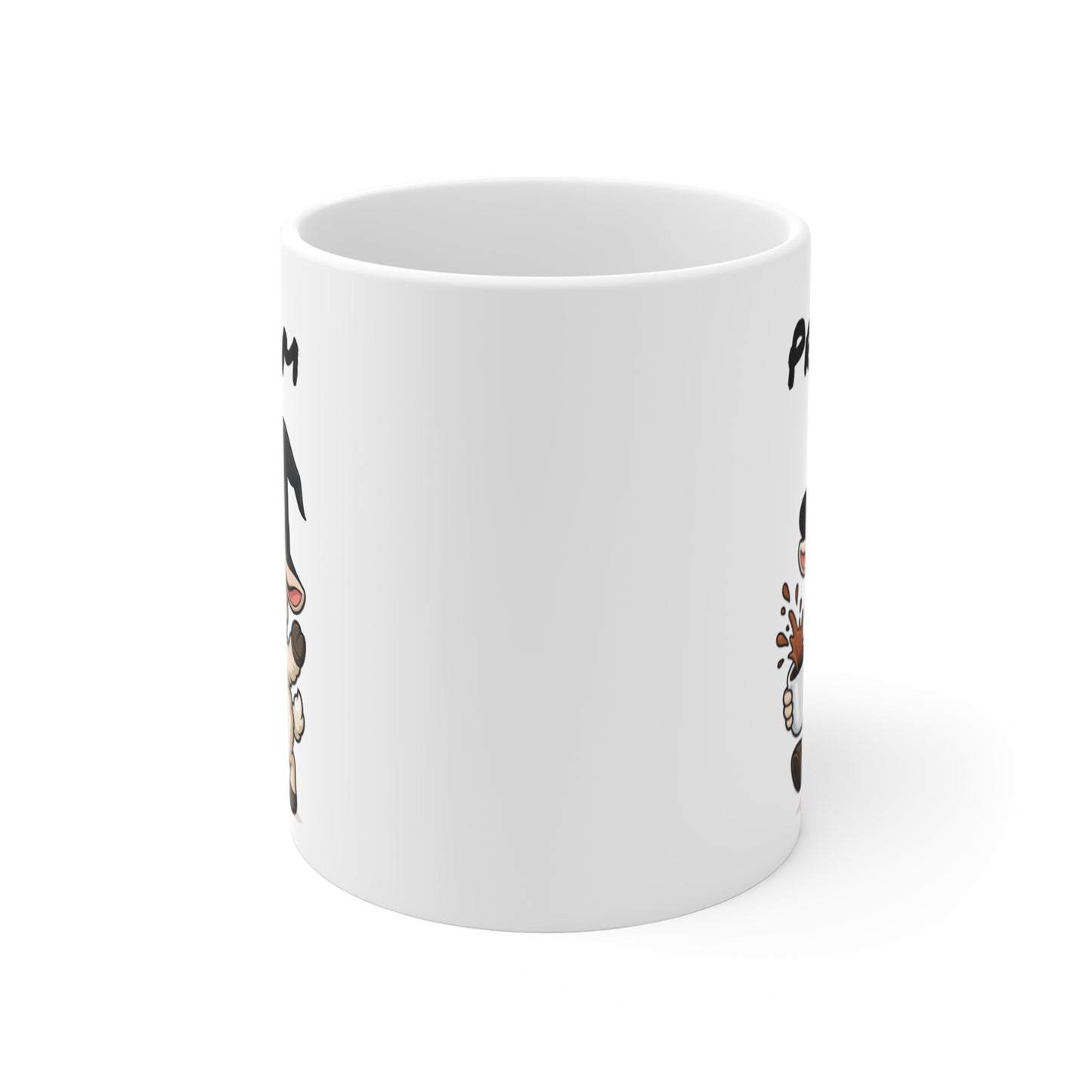 Tasse Personnalisable Mouton Sorcier Café – Mug Prénom Céramique 325ml – Cadeau Drôle Halloween