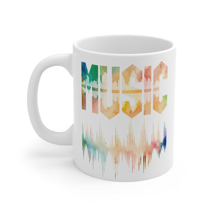 Mug Design "MUSIC" avec Vibration Sonore –   les Amoureux de la Musique 1