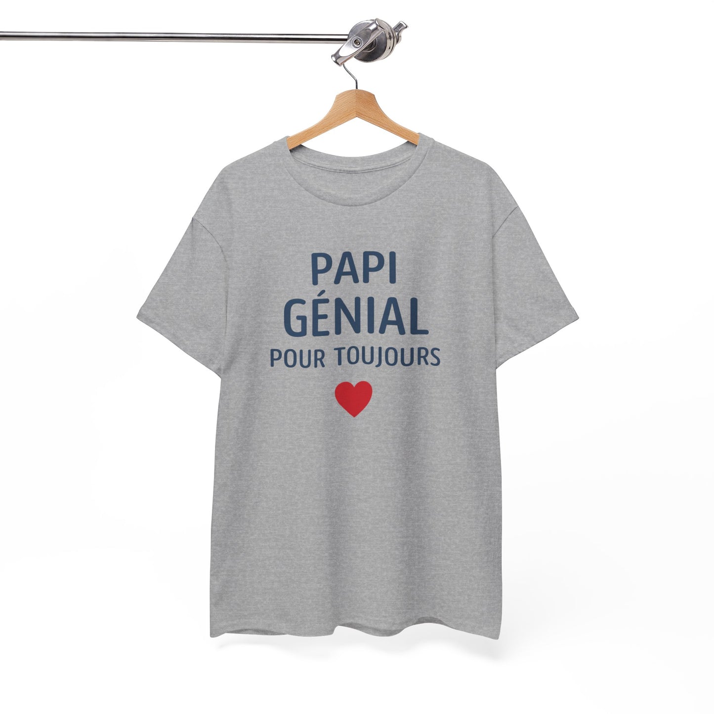 T-Shirt Papi Génial – Cadeau Papi Original – Tee Shirt Amour Papi pour Toujours Homme