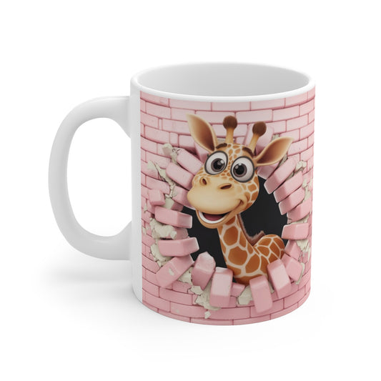 Mug Girafe Amusant - Cadeau Original Animaux Enfant & Adulte