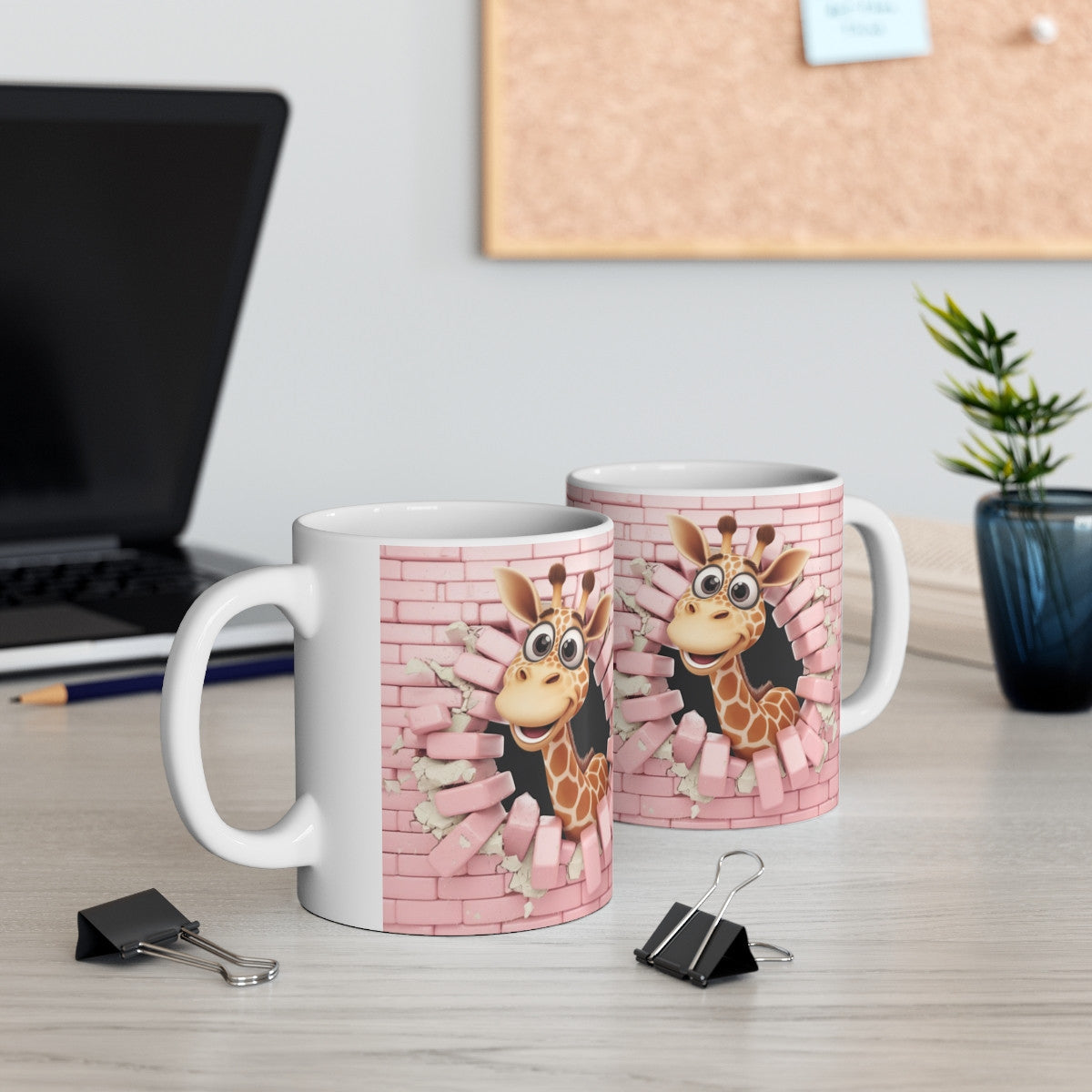 Mug Girafe Amusant - Cadeau Original Animaux Enfant & Adulte