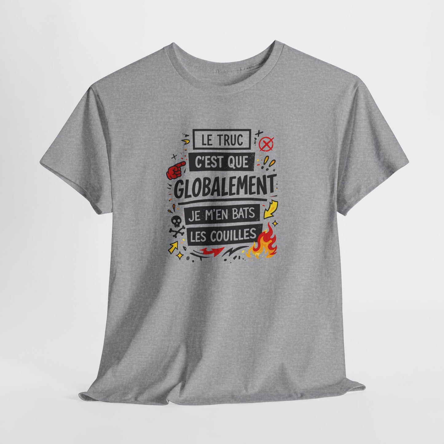 T-Shirt Humoristique Homme Femme – Tee Shirt Drôle Sarcastique – Cadeau Humour Adulte Noir Blanc Gris