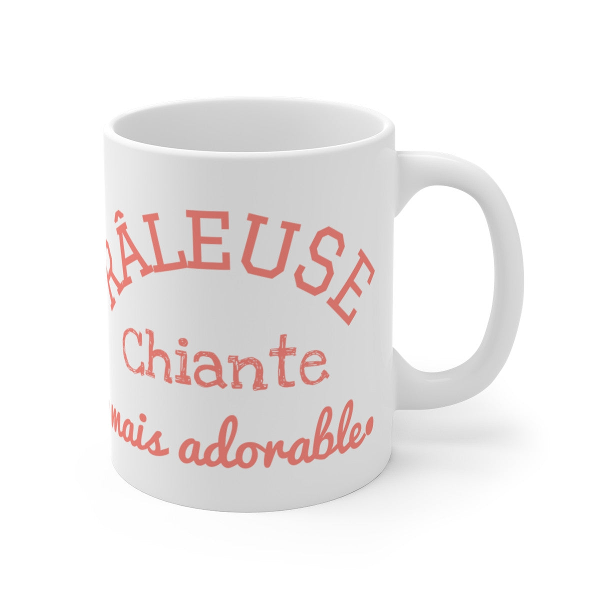 Mug "Râleuse, Chiante, Mais Adorable" - Cadeau Drôle et Mignon