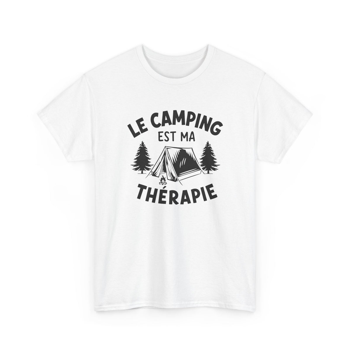 Tee Shirt Camping Homme Femme – Humour Campeur Plein Air Nature – Idée Cadeau Passion Camping Tente Randonnée