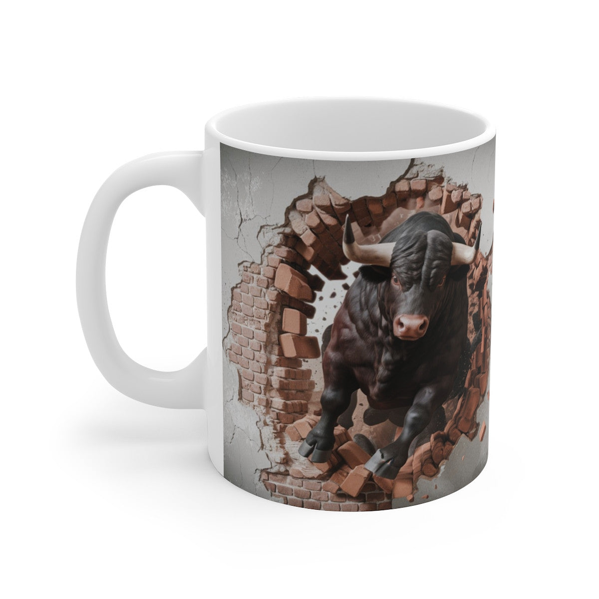 Mug Taureau Puissant - Cadeau Audacieux pour Amateurs de Force