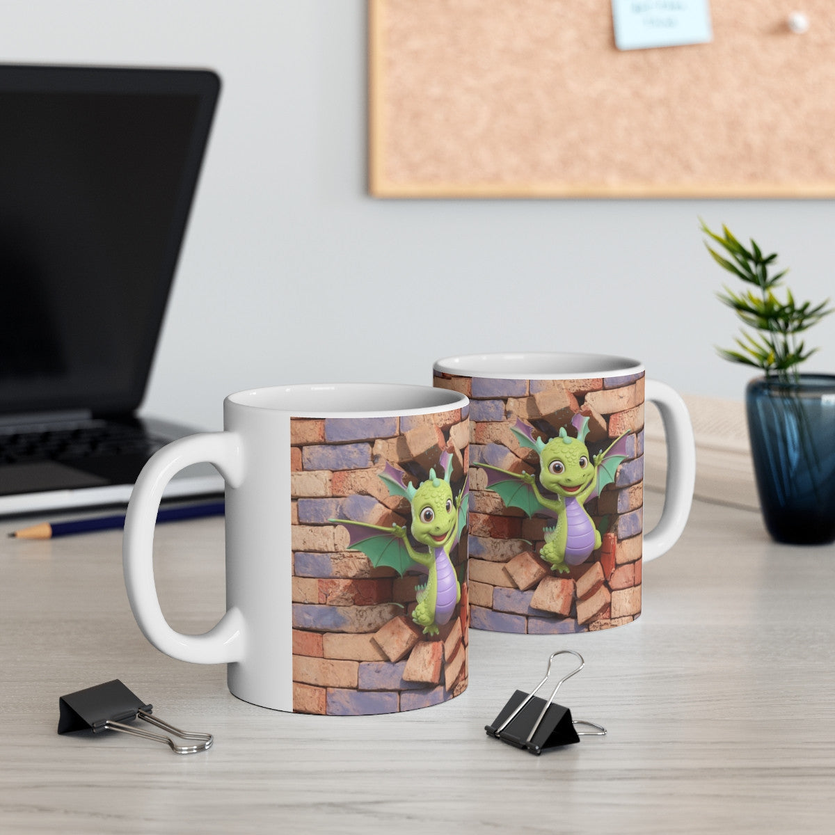 Mug Bébé Dragon - Magie et Fantaisie pour vos pauses café