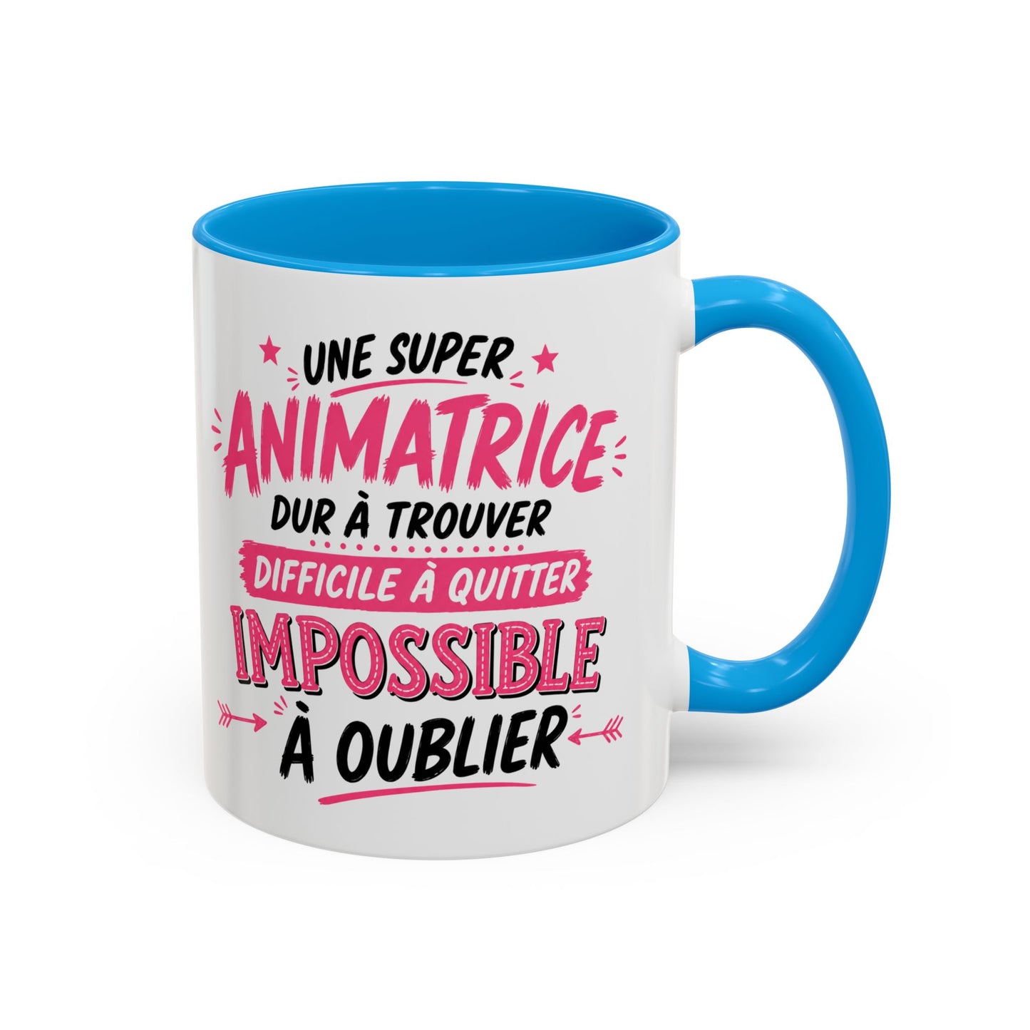 Mug Animatrice Femme Humour – Tasse “Une Super Animatrice” – Cadeau Original Métier Animatrice 325ml