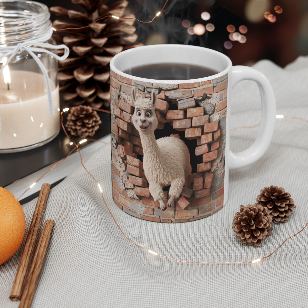 Mug Lama Rigolo - Tasse Originale et Fun pour Enfant et Adulte