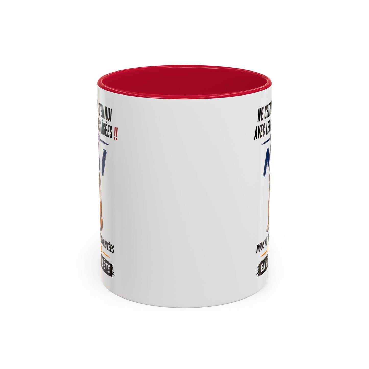 Tasse Humour Personnes Nées en Mai – Mug Bulldog Drôle Senior Retraité – Cadeau Anniversaire Homme Femme 325ml