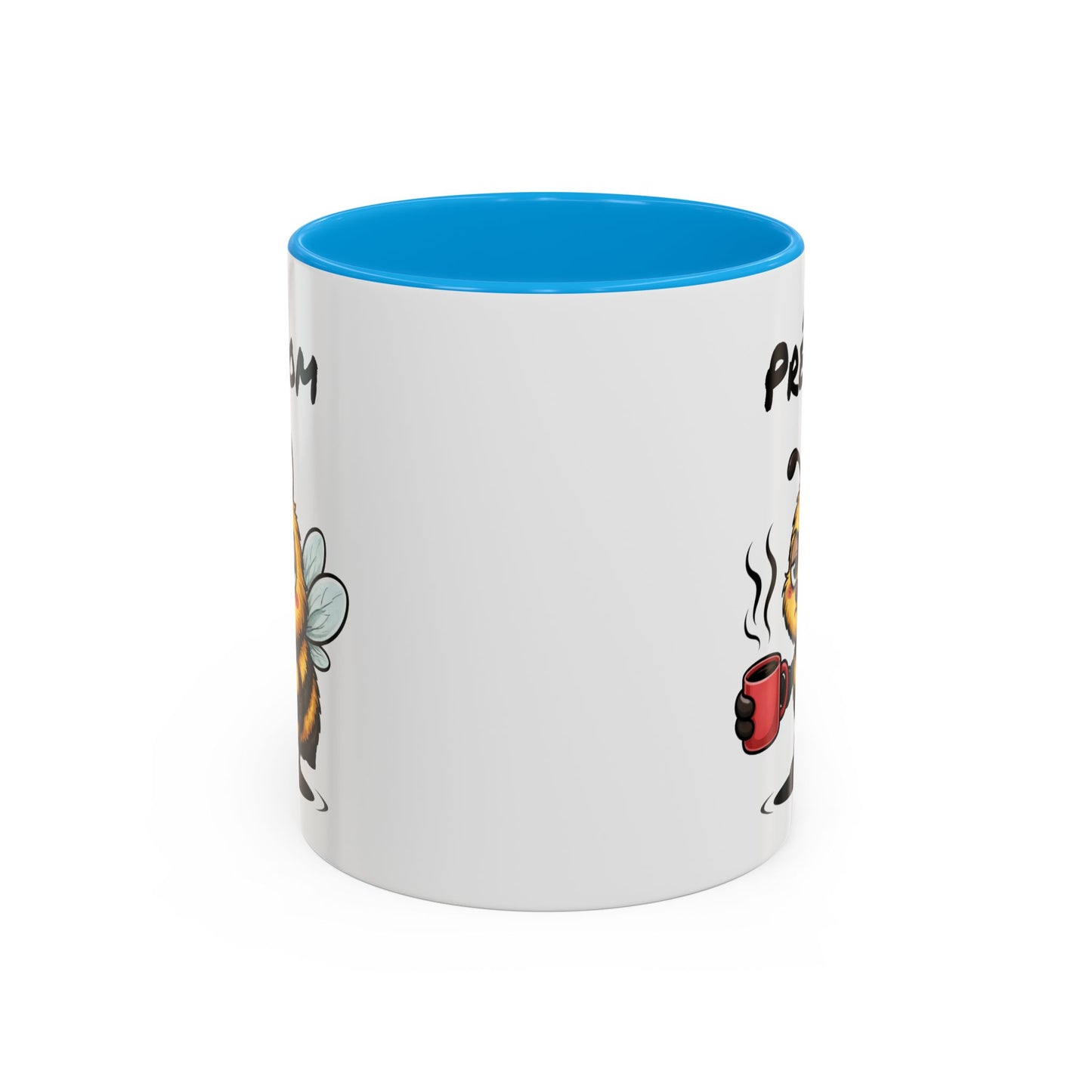 Tasse Abeille Café Personnalisable 325ml – Mug Céramique Humour Fatigue Réveil Prénom Cadeau Original