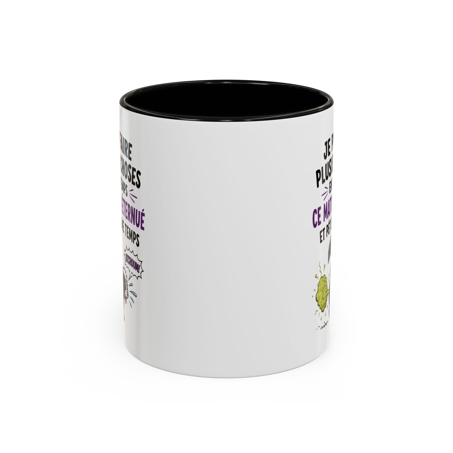 Tasse Humour Homme et Femme – Mug Drôle Pet et Prout avec Putois – Cadeau Original Rigolo pour Ami Collègue Anniversaire 325 ml