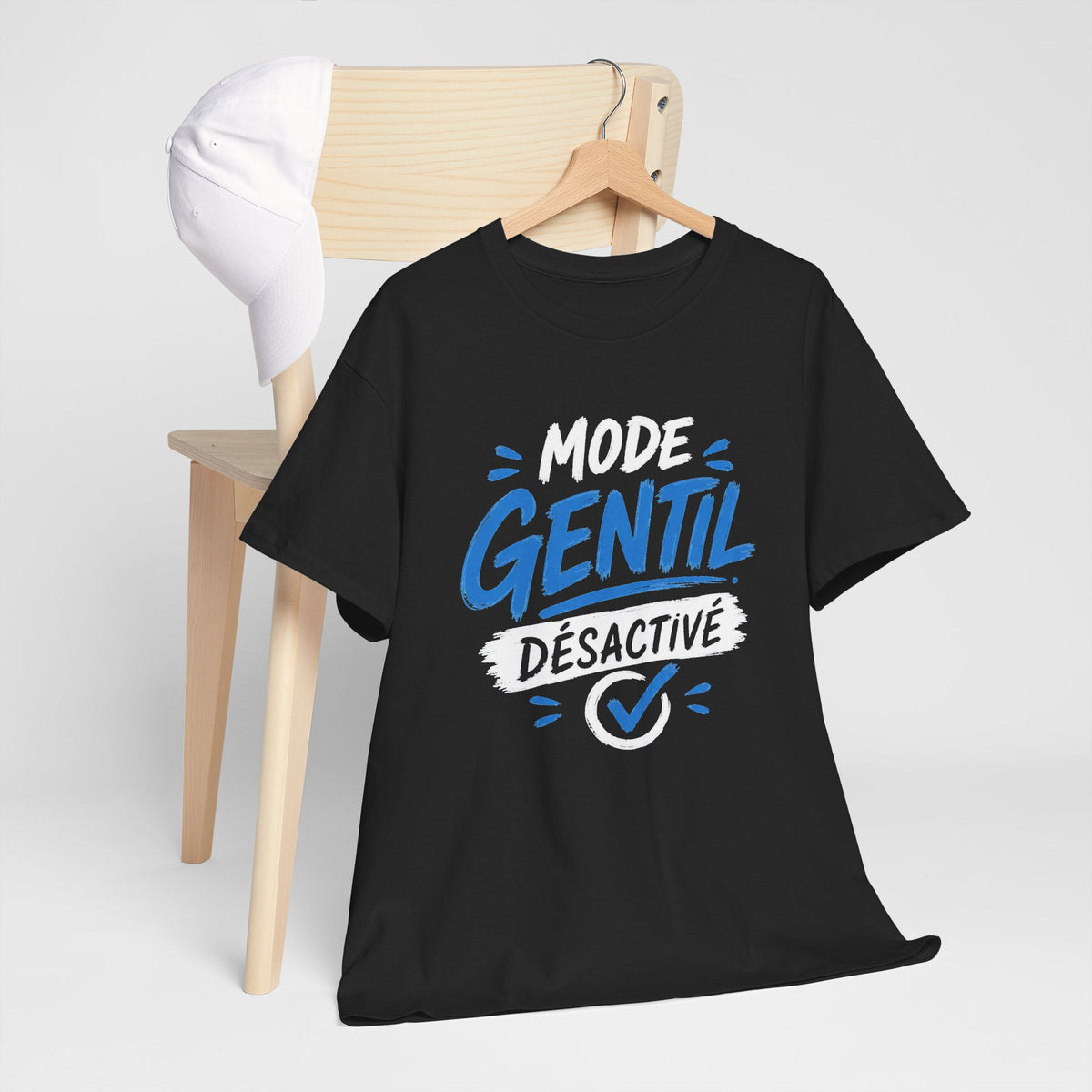 Tee Shirt Homme Mode Gentil Désactivé – T-Shirt Humour Homme Original – Idée Cadeau Homme