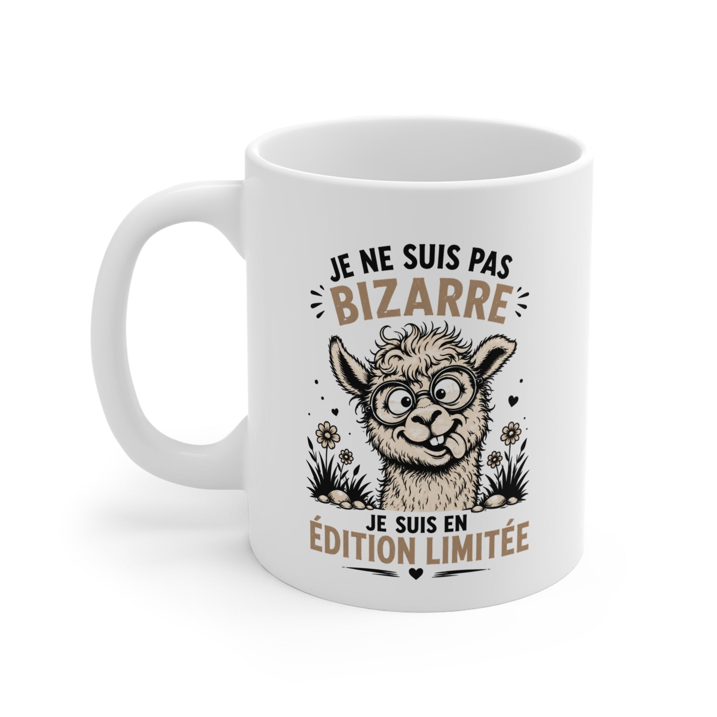 Mug Lama Drôle Homme et Femme – Animal Humour Insolite Original – Cadeau Amusant pour Ami Collègue Famille 325 ml