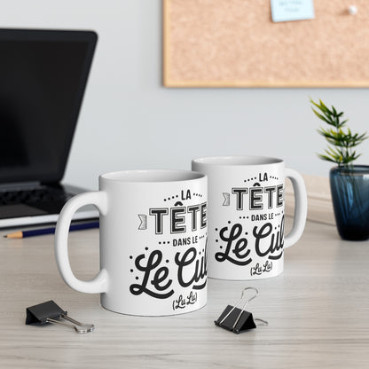Mug "La Tête dans le Cul (Lulu)" - idée cadeau Humour décalé et tendance