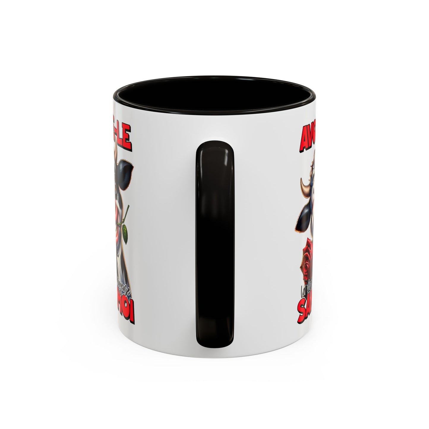 Tasse Avoue-Le La Vie Serait Ennuyeuse Sans Moi – Mug Vache Humour Drôle Femme Homme 325ml